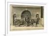Vintage Horse-Drawn Fire Wagon-null-Framed Premium Giclee Print