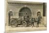 Vintage Horse-Drawn Fire Wagon-null-Mounted Premium Giclee Print