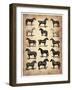 Vintage Horses Collection-NaxArt-Framed Art Print