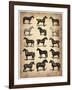 Vintage Horses Collection-NaxArt-Framed Art Print