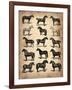 Vintage Horses Collection-NaxArt-Framed Art Print