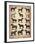 Vintage Horses Collection-NaxArt-Framed Art Print