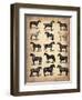 Vintage Horses Collection-NaxArt-Framed Art Print