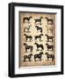 Vintage Horses Collection-NaxArt-Framed Art Print