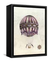 Vintage Hot Air Balloons I-Naomi McCavitt-Framed Stretched Canvas