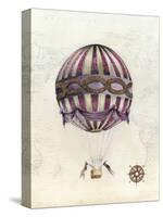 Vintage Hot Air Balloons I-Naomi McCavitt-Stretched Canvas