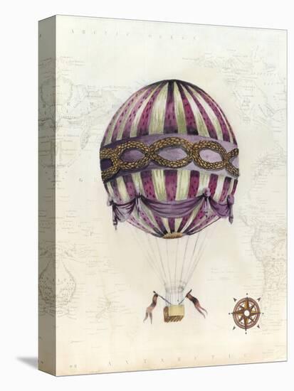 Vintage Hot Air Balloons I-Naomi McCavitt-Stretched Canvas