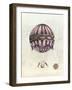 Vintage Hot Air Balloons I-Naomi McCavitt-Framed Art Print