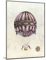 Vintage Hot Air Balloons I-Naomi McCavitt-Mounted Art Print
