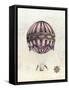 Vintage Hot Air Balloons I-Naomi McCavitt-Framed Stretched Canvas