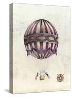 Vintage Hot Air Balloons I-Naomi McCavitt-Stretched Canvas