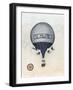 Vintage Hot Air Balloons II-Naomi McCavitt-Framed Art Print