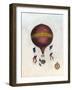 Vintage Hot Air Balloons III-Naomi McCavitt-Framed Art Print