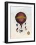 Vintage Hot Air Balloons III-Naomi McCavitt-Framed Art Print