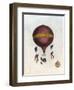 Vintage Hot Air Balloons III-Naomi McCavitt-Framed Art Print