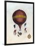 Vintage Hot Air Balloons III-Naomi McCavitt-Framed Art Print