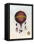 Vintage Hot Air Balloons III-Naomi McCavitt-Framed Stretched Canvas