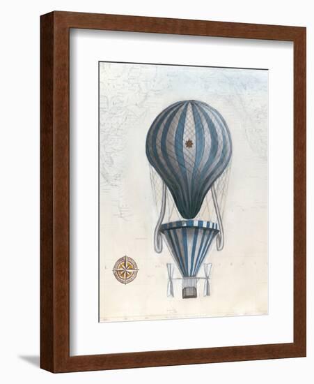 Vintage Hot Air Balloons IV-Naomi McCavitt-Framed Art Print