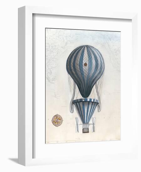 Vintage Hot Air Balloons IV-Naomi McCavitt-Framed Art Print