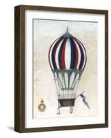 Vintage Hot Air Balloons VI-Naomi McCavitt-Framed Art Print