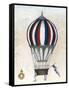 Vintage Hot Air Balloons VI-Naomi McCavitt-Framed Stretched Canvas