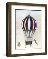 Vintage Hot Air Balloons VI-Naomi McCavitt-Framed Art Print