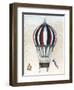 Vintage Hot Air Balloons VI-Naomi McCavitt-Framed Art Print