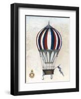 Vintage Hot Air Balloons VI-Naomi McCavitt-Framed Art Print