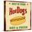 Vintage Hot Dog Grunge Poster-radubalint-Stretched Canvas