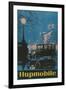 Vintage Hupmobile in City-null-Framed Giclee Print