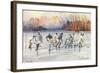 Vintage Ice Hockey, Telluride, Colorado-null-Framed Art Print