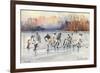 Vintage Ice Hockey, Telluride, Colorado-null-Framed Art Print