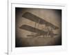 Vintage Image of a Biplane Parked on the Grass-null-Framed Art Print