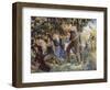 Vintage in the South Tyrol, Austria-Peder Severin Kröyer-Framed Premium Giclee Print