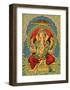 Vintage Indian Bazaar, Ganesha-null-Framed Art Print