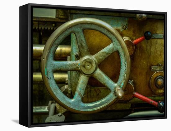 Vintage Industrial Machinery-Mr Doomits-Framed Stretched Canvas