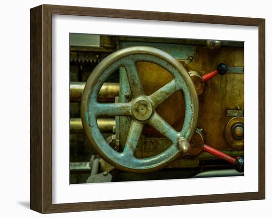 Vintage Industrial Machinery-Mr Doomits-Framed Photographic Print