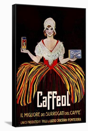 Vintage Italian Coffee-null-Framed Stretched Canvas