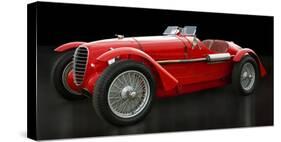 Vintage Italian race-car-Gasoline Images-Stretched Canvas