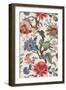 Vintage Jacobean Floral I-Baxter Mill Archive-Framed Art Print