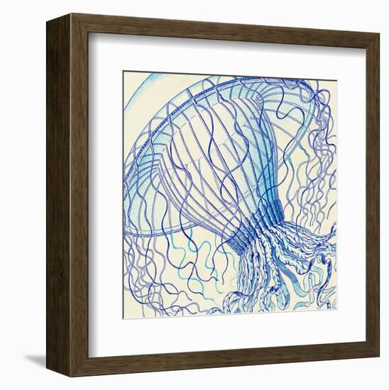 Vintage Jellyfish II-Sparx Studio-Framed Art Print