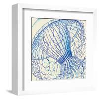 Vintage Jellyfish II-Sparx Studio-Framed Art Print