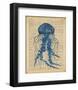 Vintage Jellyfish-Sparx Studio-Framed Art Print