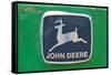 Vintage John Deere Tractor Metal Emblem Photo Poster-null-Framed Stretched Canvas