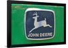 Vintage John Deere Tractor Metal Emblem Photo Poster-null-Framed Standard Poster