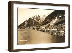 Vintage Juneau-null-Framed Art Print