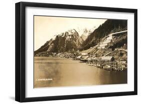 Vintage Juneau-null-Framed Art Print