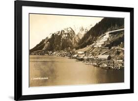 Vintage Juneau-null-Framed Art Print