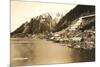 Vintage Juneau-null-Mounted Art Print