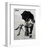 Vintage Kiss-Loui Jover-Framed Art Print